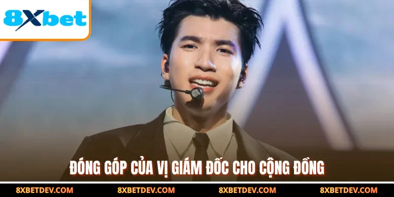 Đóng góp của vị giám đốc cho cộng đồng